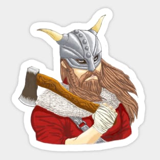 Taurus Viking Warrior Sticker